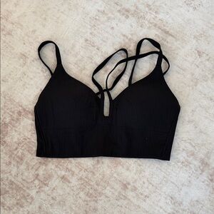 Lululemon Athletica Black Strappy Bra